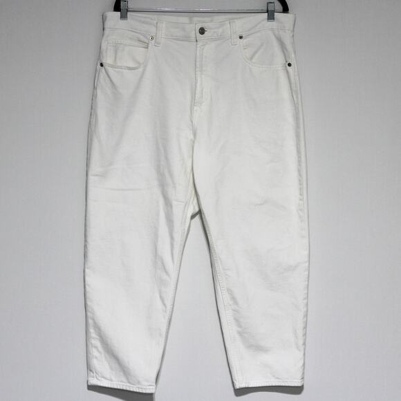 GAP High Rise Barrel Jeans with Washwell Size 14 - Picture 8 of 15